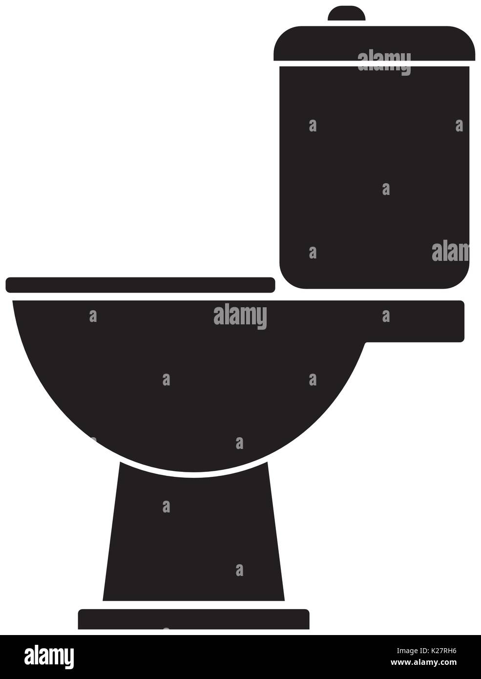toilet icon over white background vector illustration Stock Vector ...