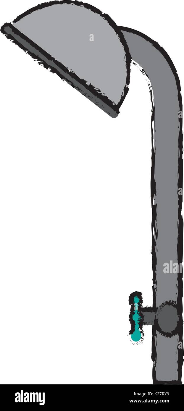 bath sprinkler icon over white background vector illustration Stock ...