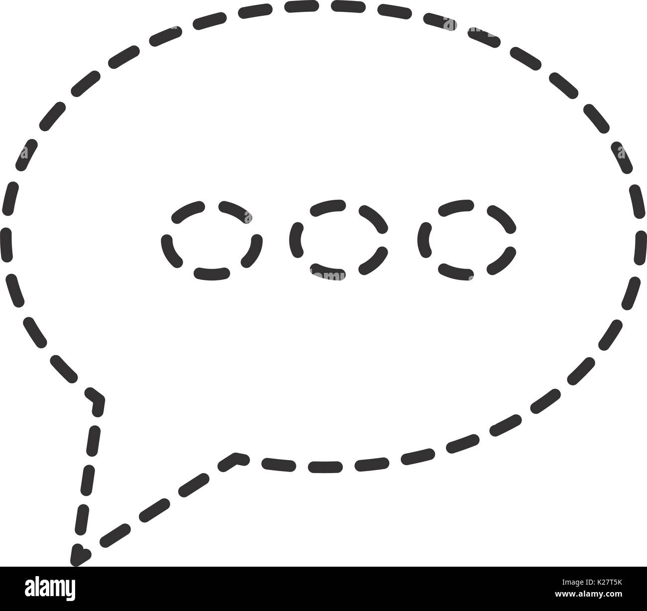 speech bubble icon over white background vector illustration Stock ...