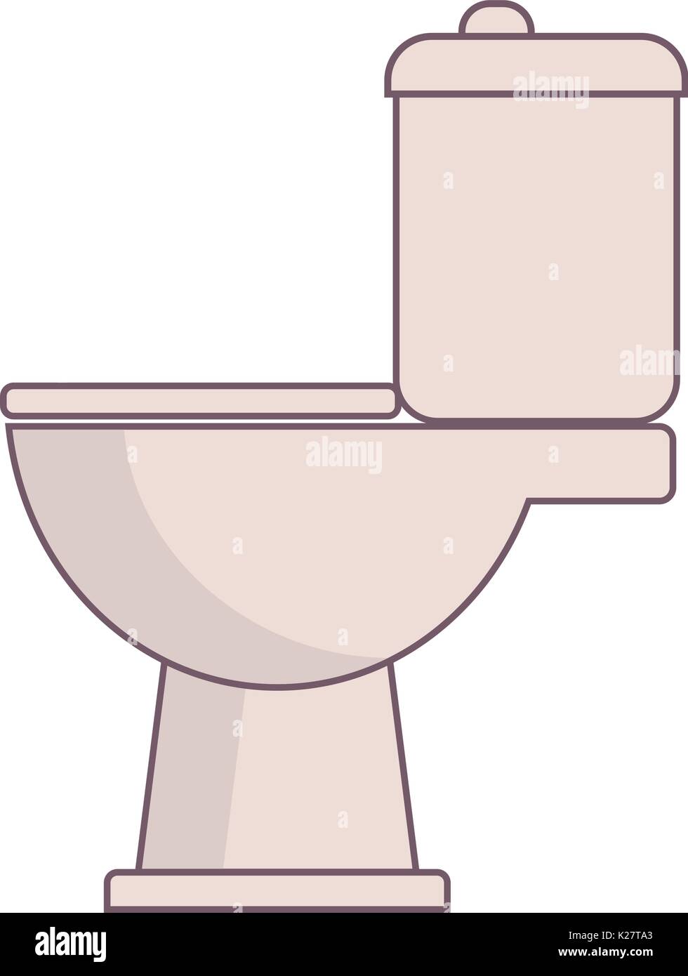 toilet icon over white background vector illustration Stock Vector ...