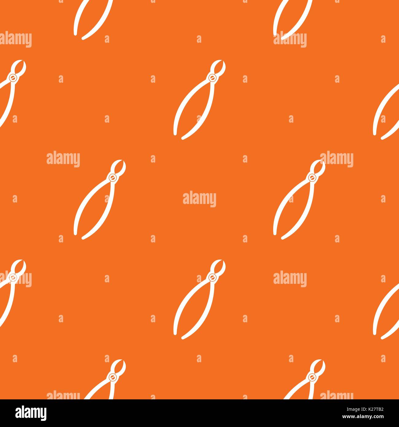 Tooth extraction instrument pattern seamless Stock Vector