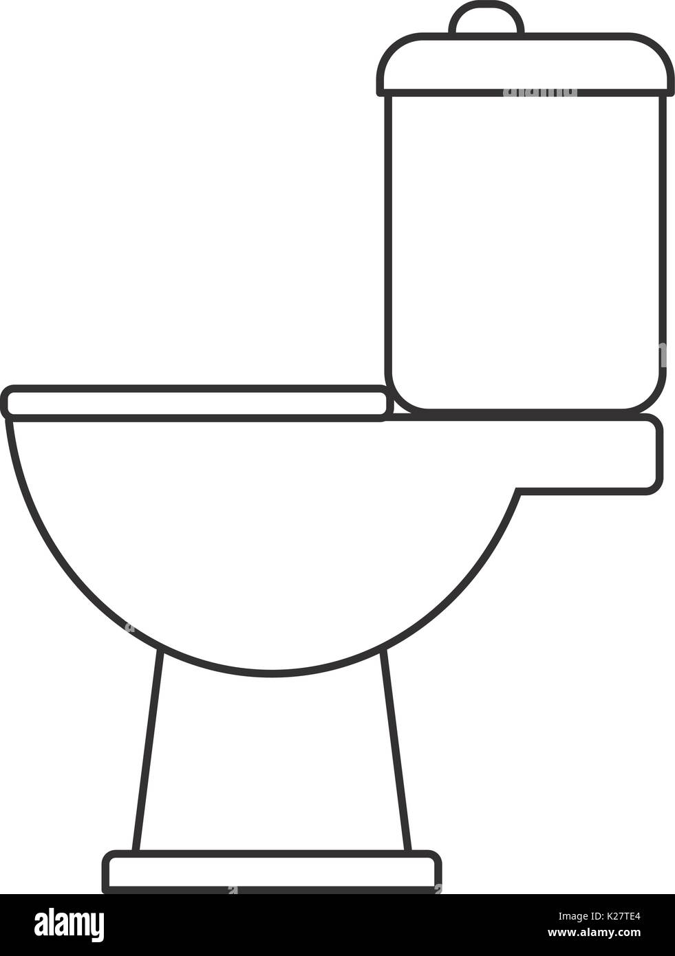 toilet icon over white background vector illustration Stock Vector ...