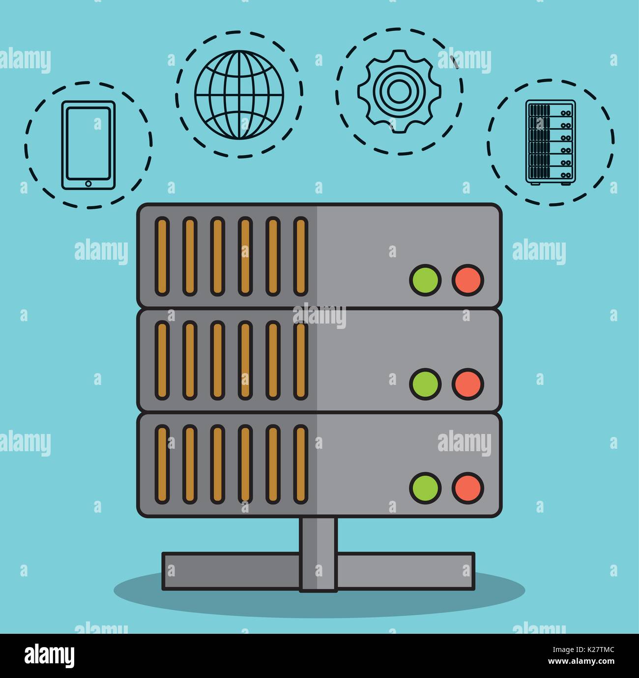 Hardware cabinet Stock Vector Images - Alamy