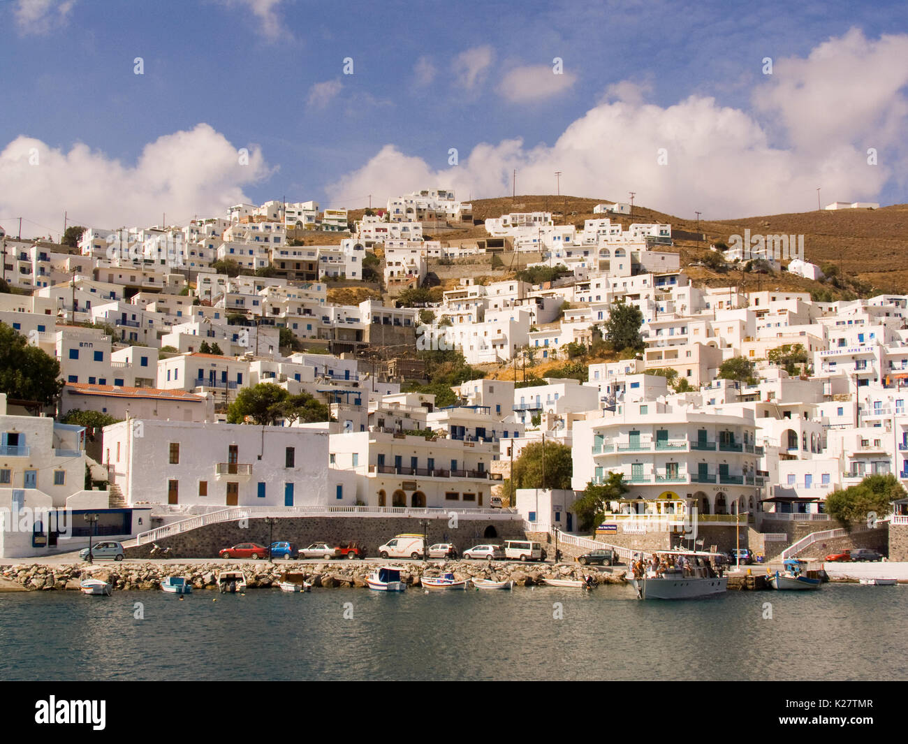 europe, greece, dodecanese, astypalea island, chora Stock Photo