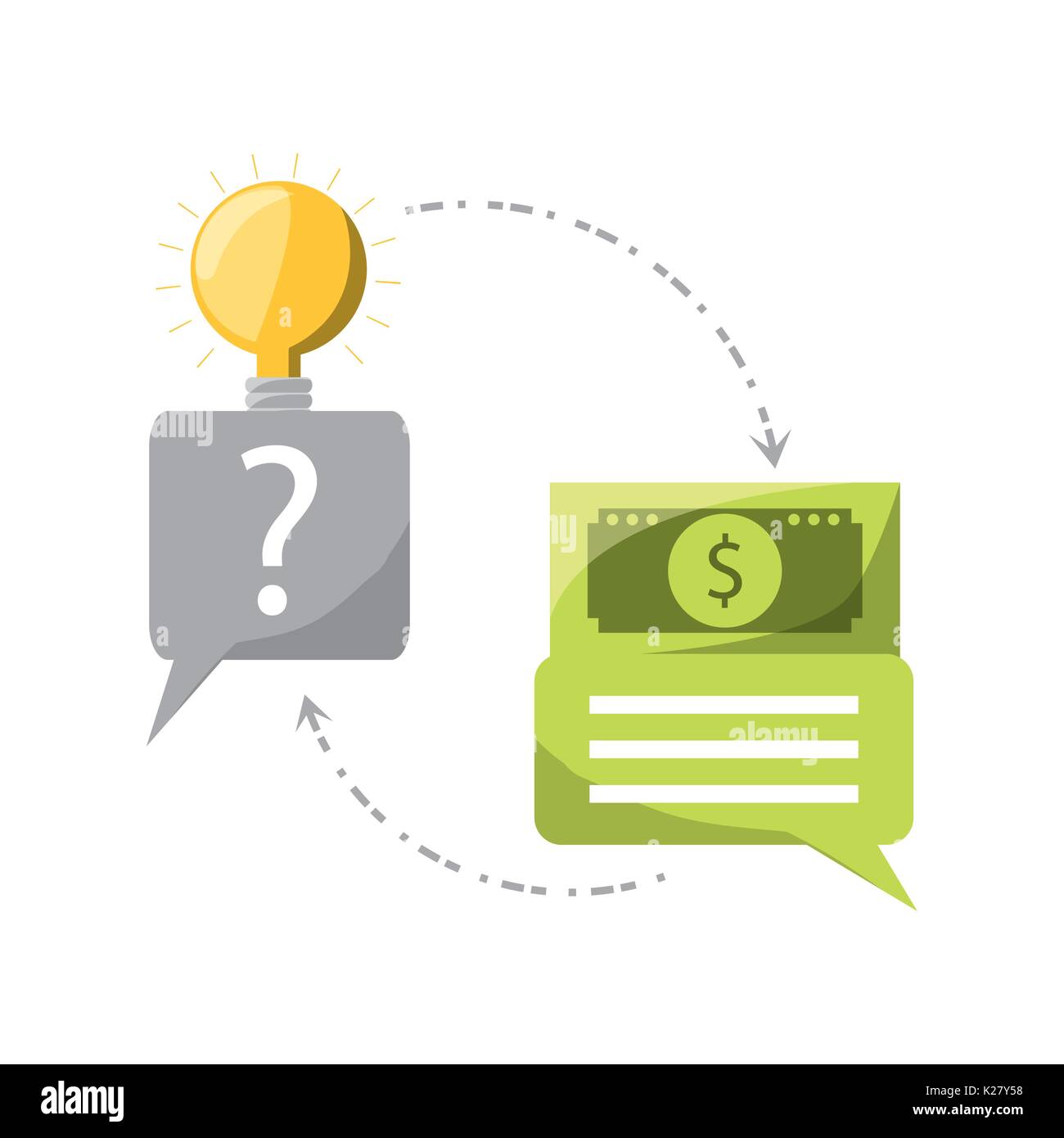 crowdfunding business financial company support vector illustration ...