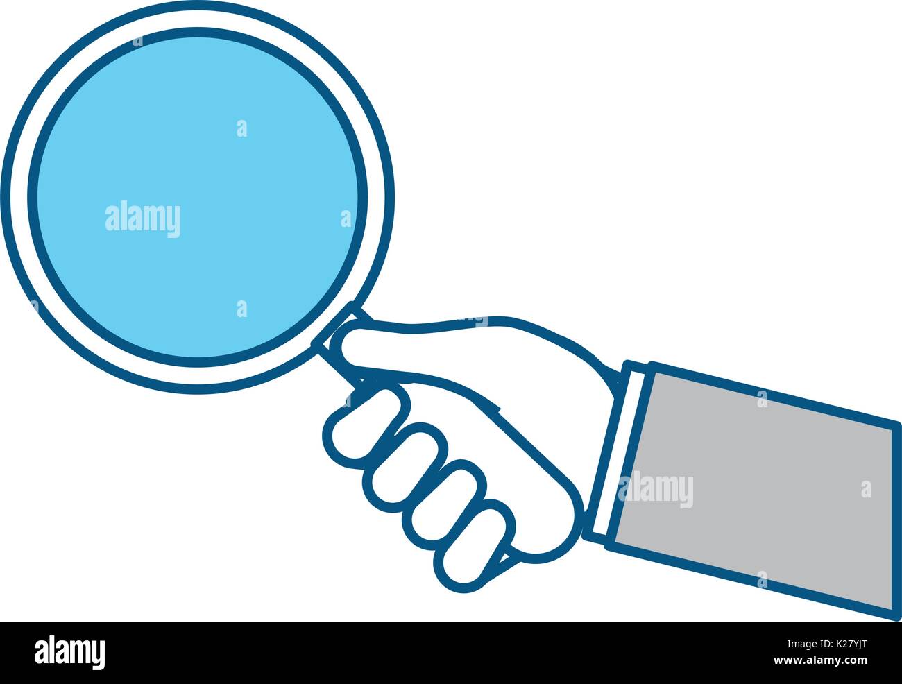 Magnifying glass symbol Stock Vector Image & Art Alamy