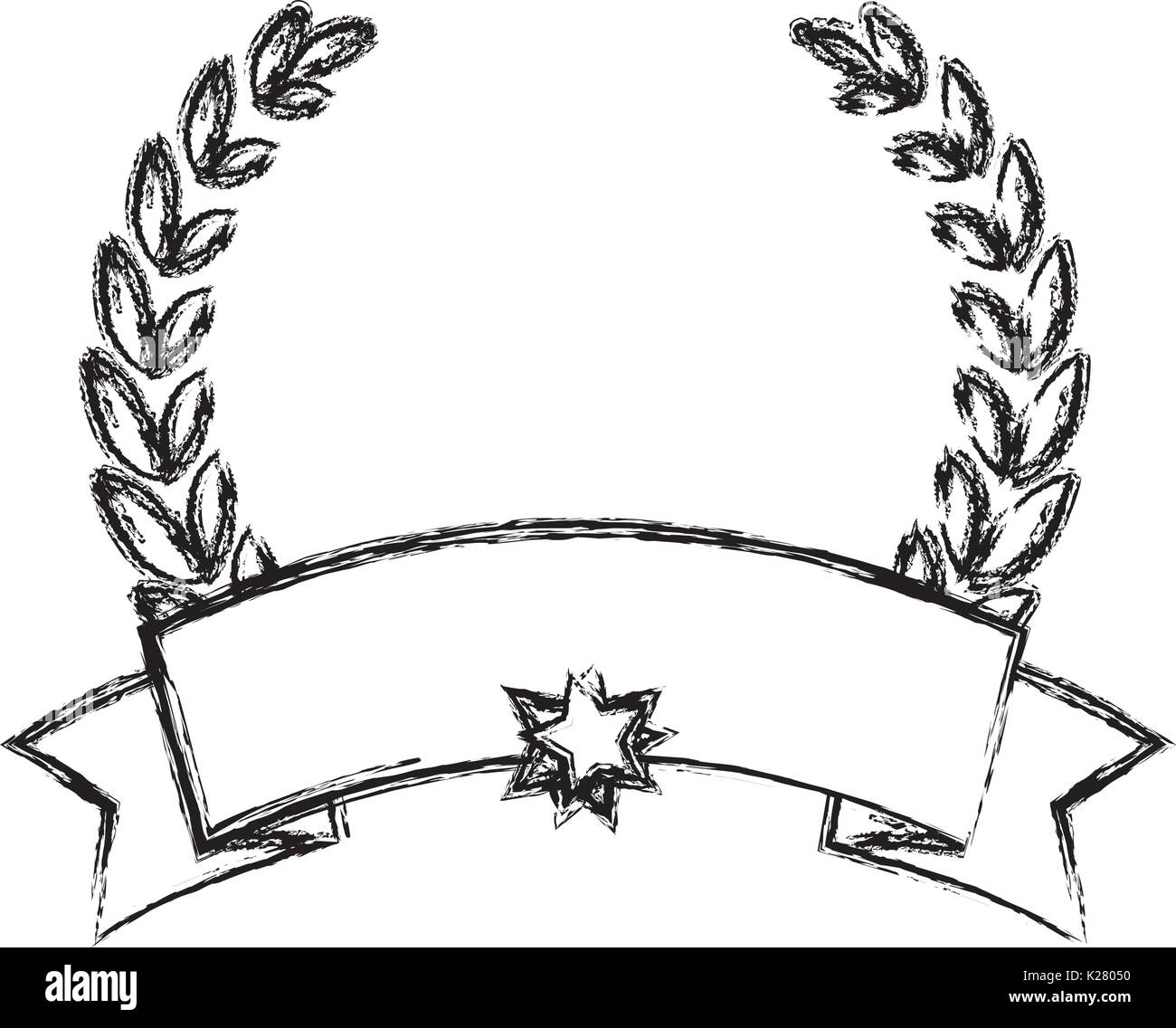 Wreath decorative symbol Stock Vector Image & Art Alamy