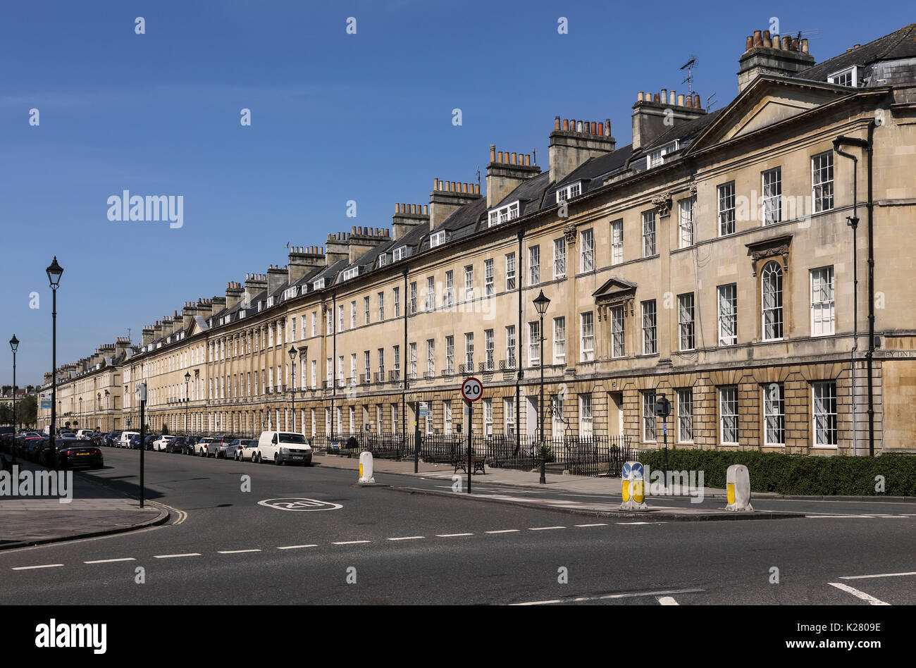 Great Pulteney Street, City of Bath, Somerset, England, UK Stock Photo