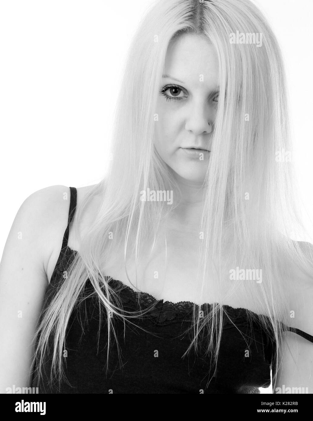 Petite blonde hi res stock photography and images Alamy