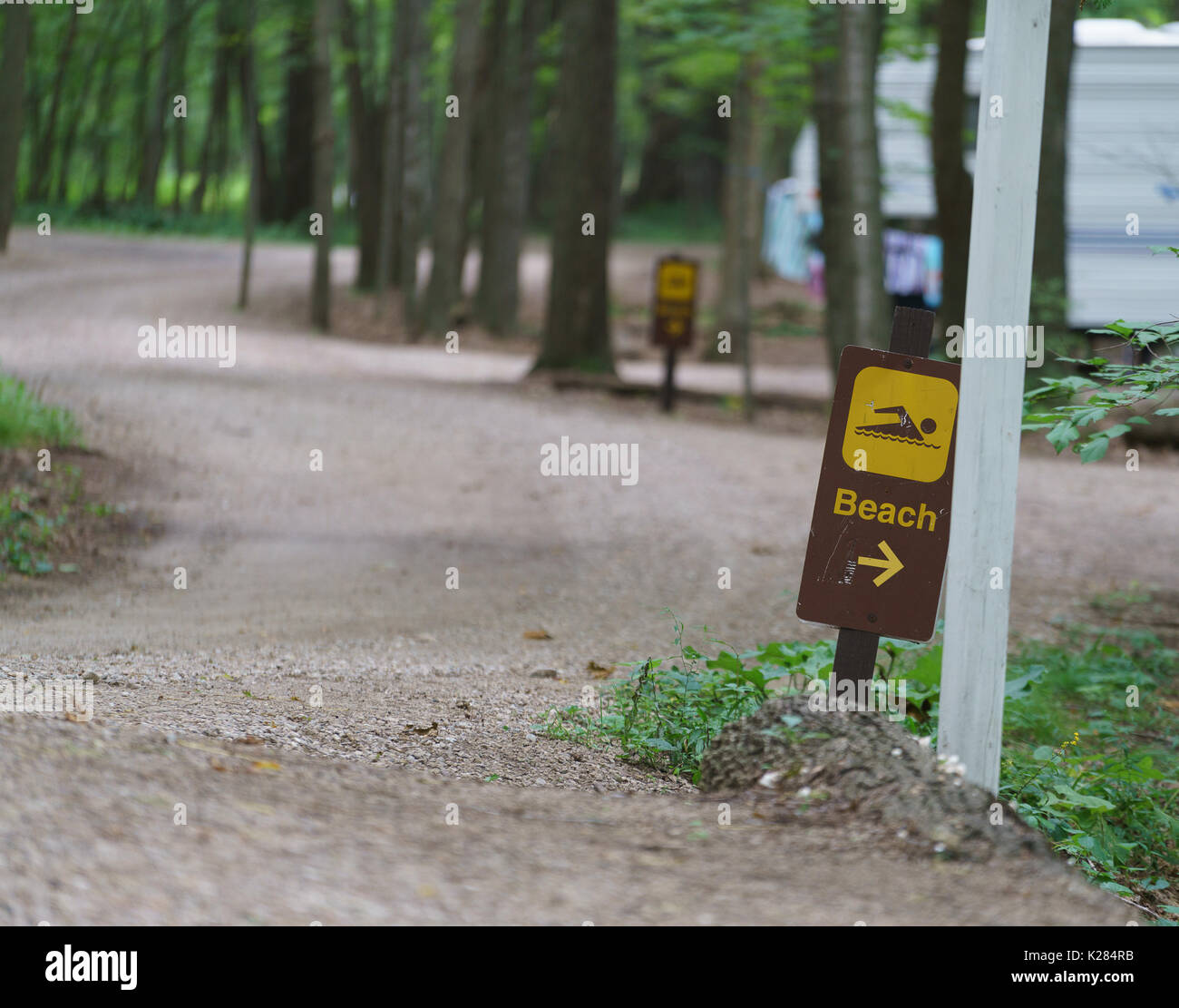 Bch Sign Ontario beach sign hi-res stock photography and images - Alamy