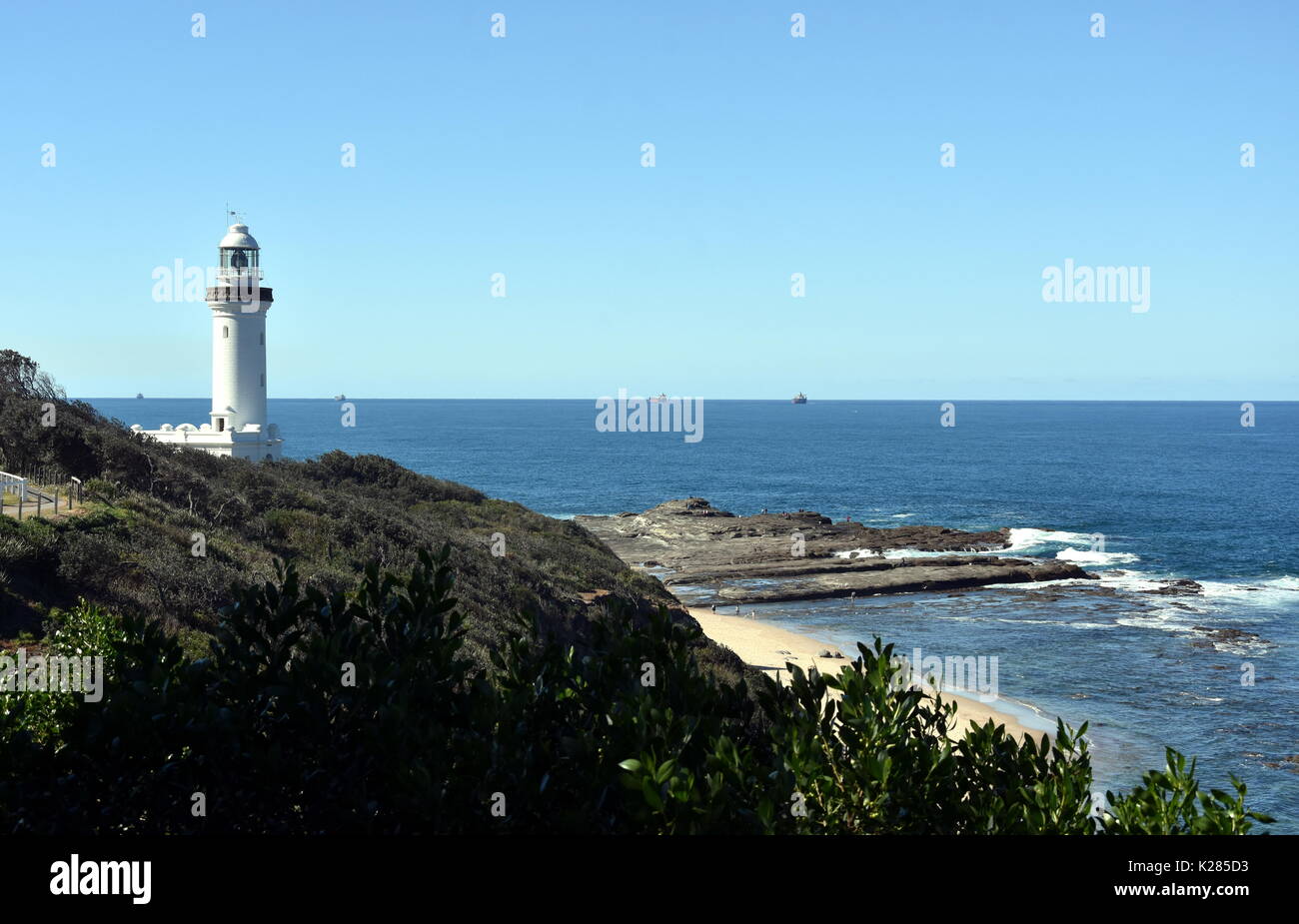 Norah Head Light is an active lighthouse located at Norah Head, a