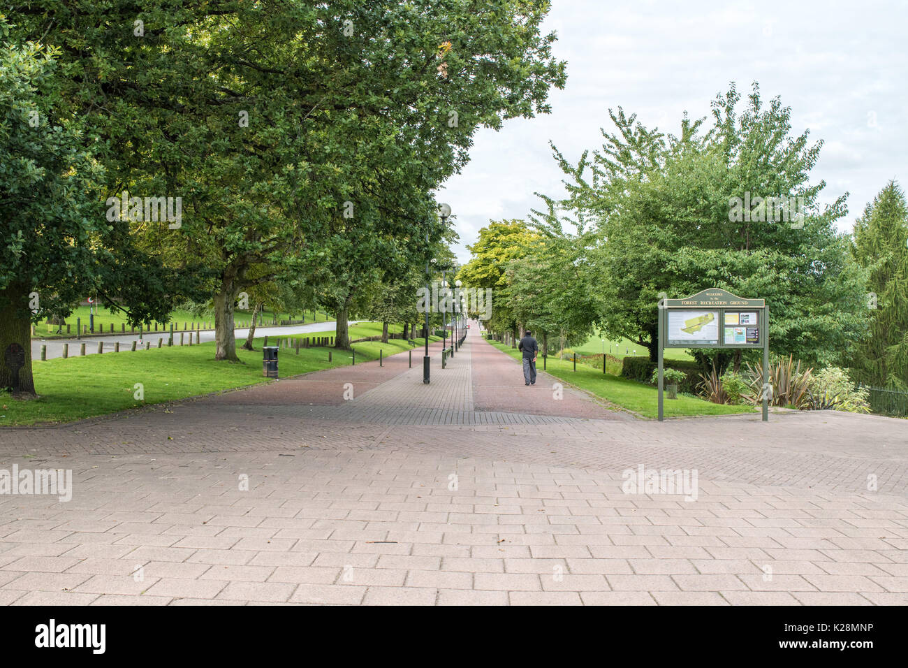 The Forest Recreation Ground Nottingham Mansfield Road Entrance Stock