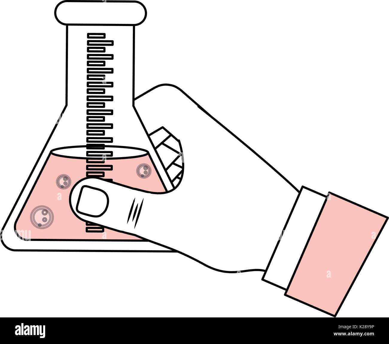 Flask for chemistry lab Stock Vector Image & Art Alamy