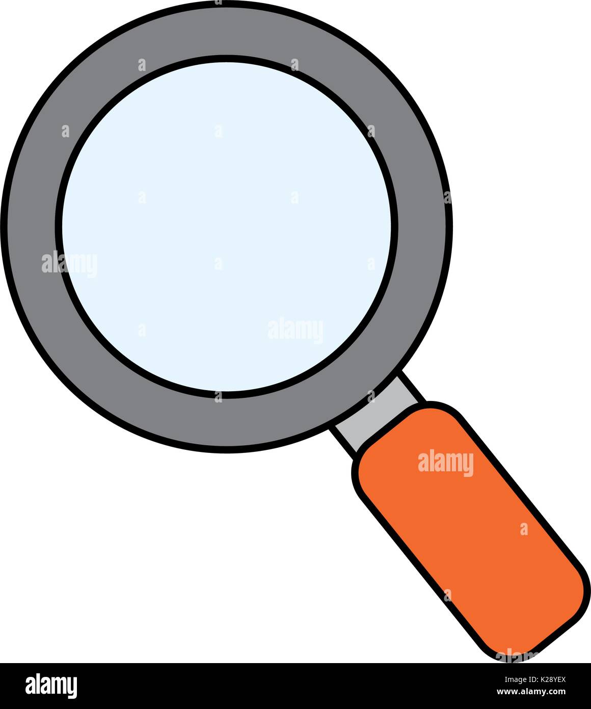 Magnifying glass symbol Stock Vector Image & Art Alamy