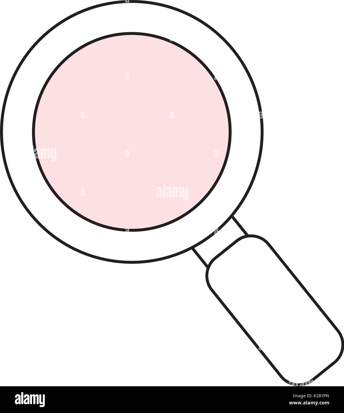 Magnifying glass symbol Stock Vector Image & Art Alamy