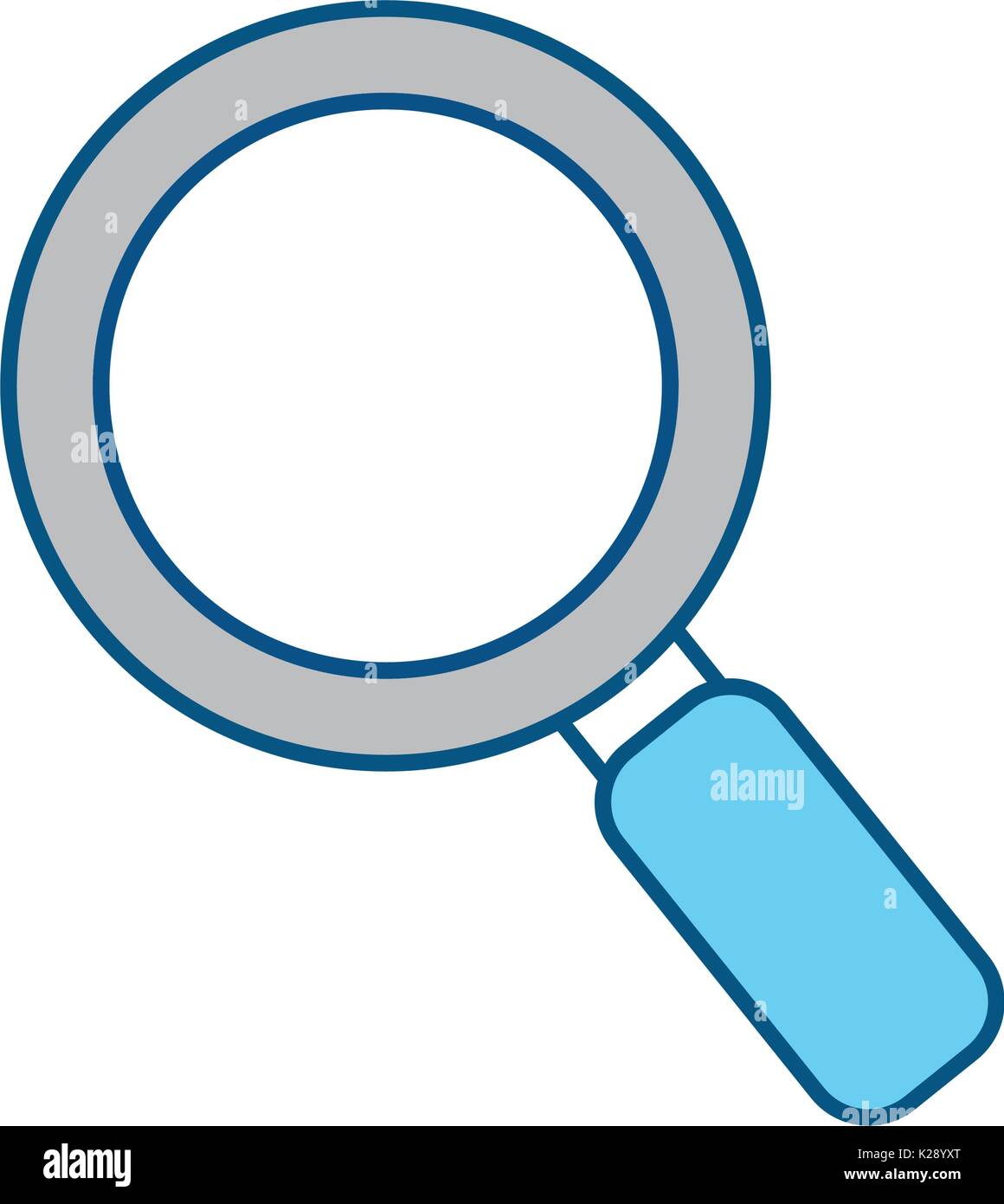 Magnifying glass symbol Stock Vector Image & Art Alamy
