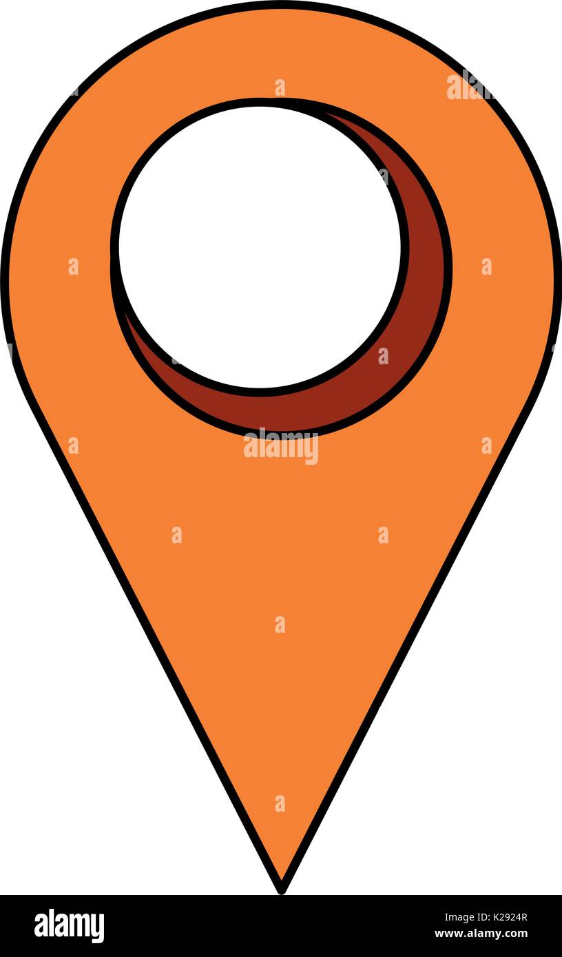 Pointer map location symbol Stock Vector Image & Art - Alamy