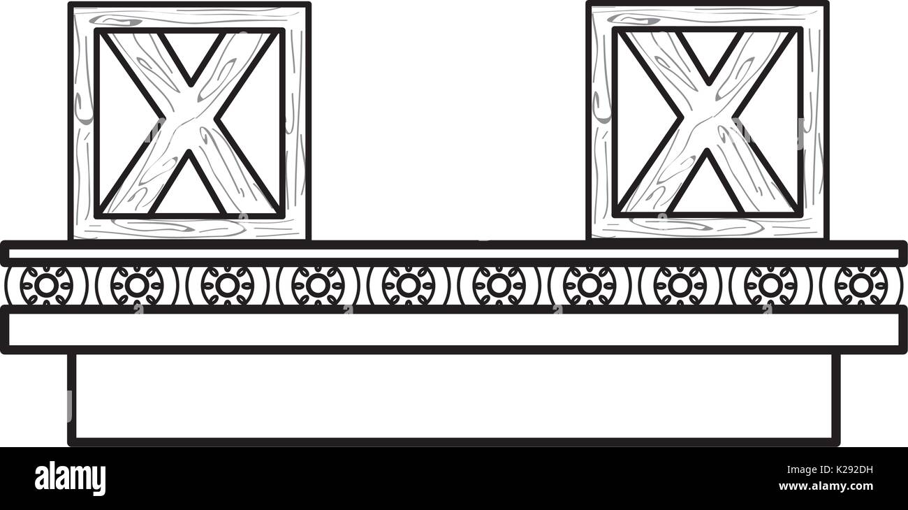 band conveyor equipment Stock Vector