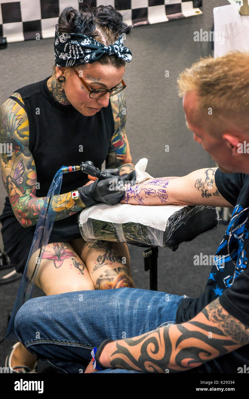 Inked Skin Stock Photos Inked Skin Stock Images Alamy