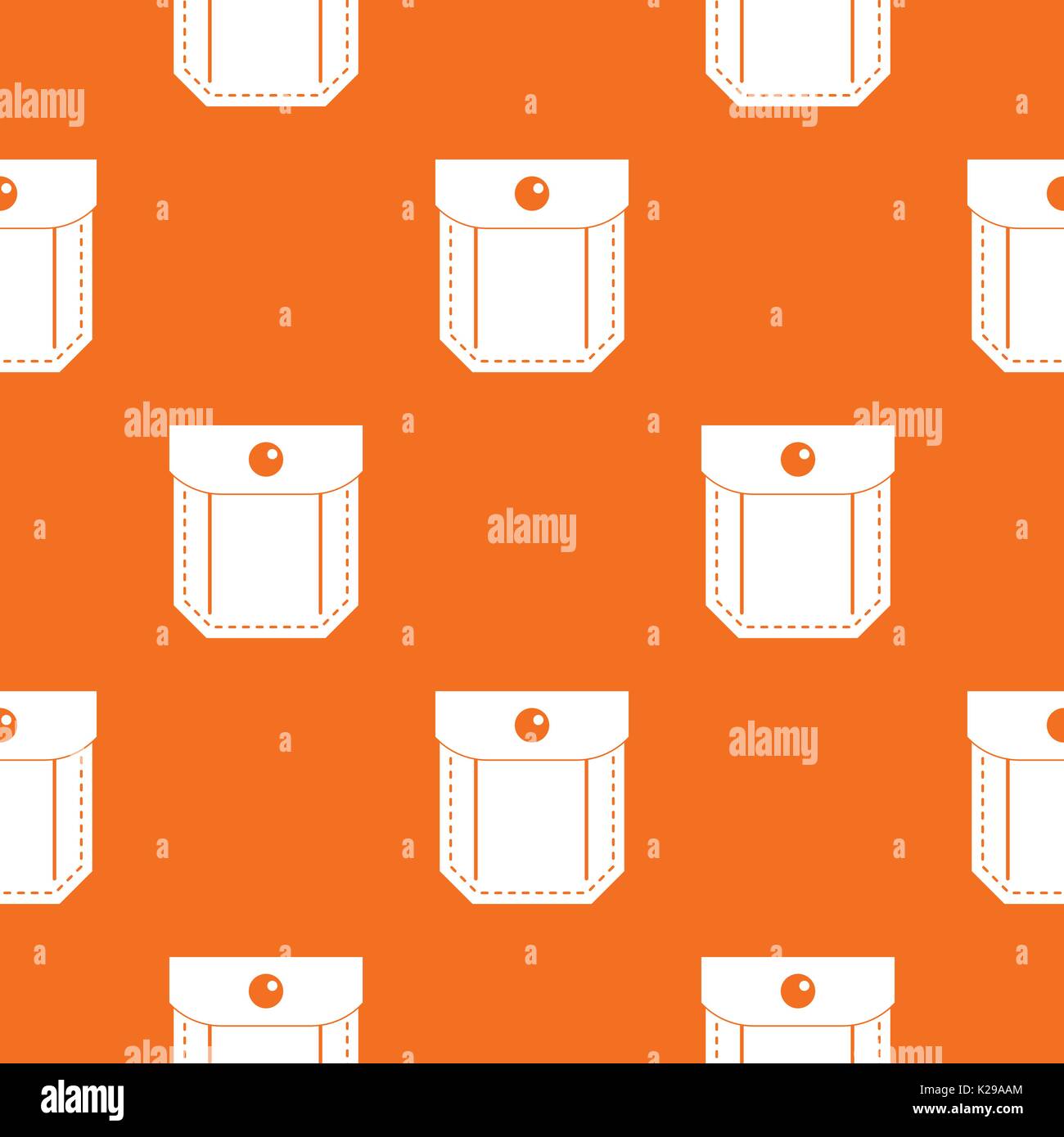 Pocket with valve and button pattern seamless Stock Vector Image & Art ...