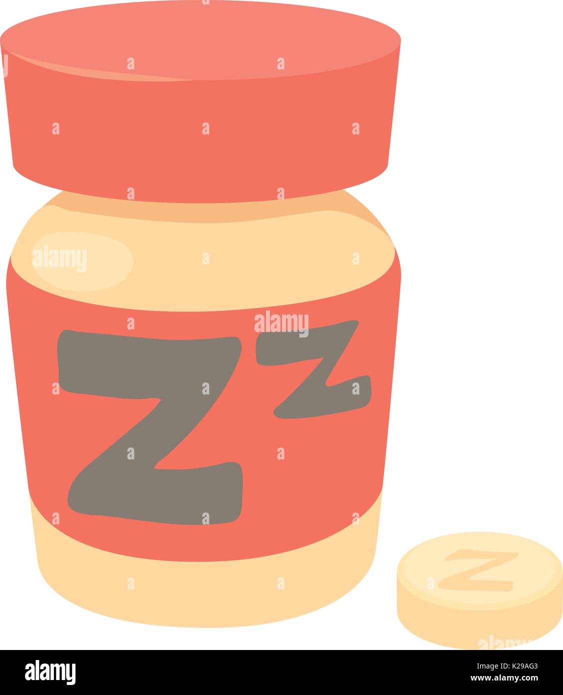 Sleeping pills icon, cartoon style Stock Vector Image & Art - Alamy