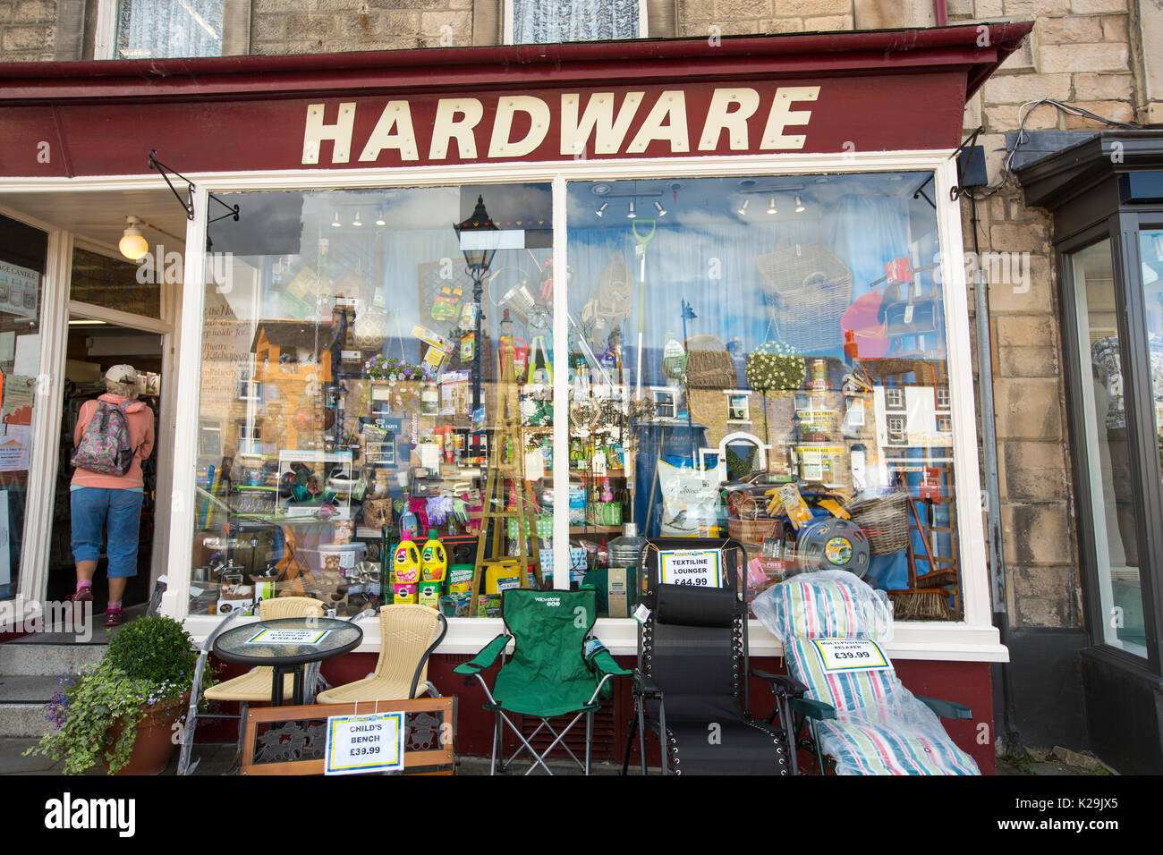 A hardware store in Barnard Castle, County Durham, UK Stock Photo Alamy