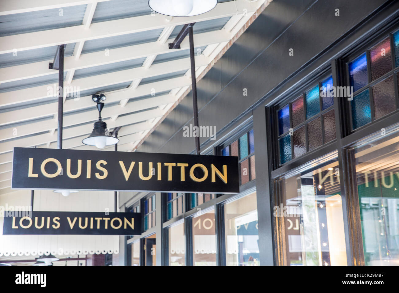 Louis Vuitton store shop at the Galleria in The Rocks area of