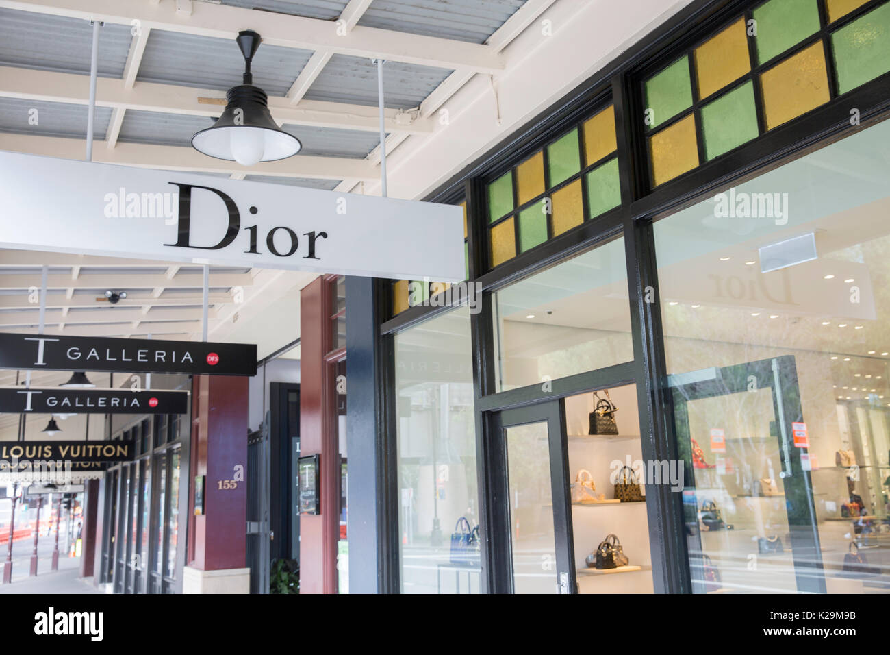 Dior store shop at the Galleria in The 