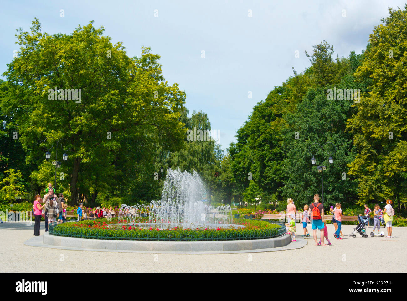 Bernardine gardens, Bernardinai parkas, Vilnius, Lithuania Stock Photo