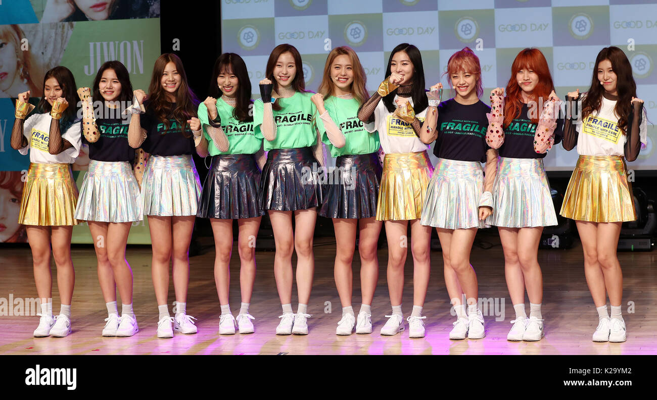 S. Korean girl group Good Day South Korean girl group Good Day poses