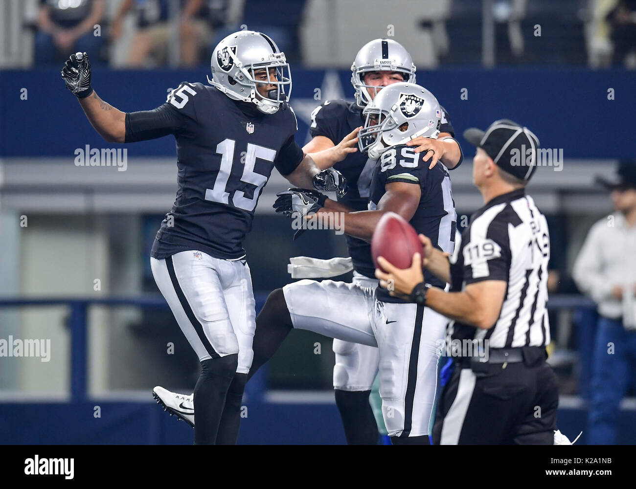 October 25, 2015 Amari Cooper #89 of the Oakland Raiders catches a