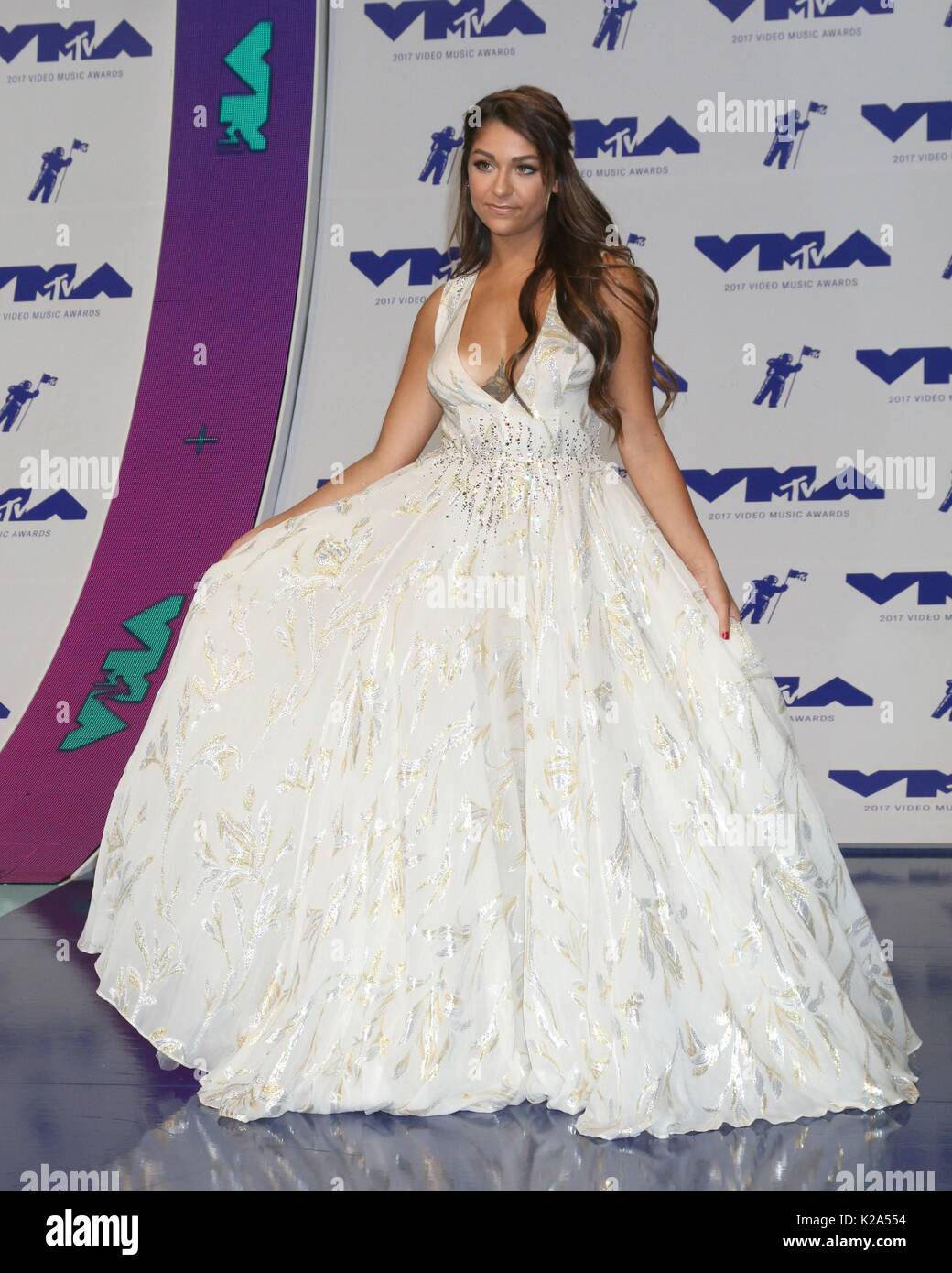 Inglewood, CA. 27th Aug, 2017. Andrea Russett at arrivals for MTV Video