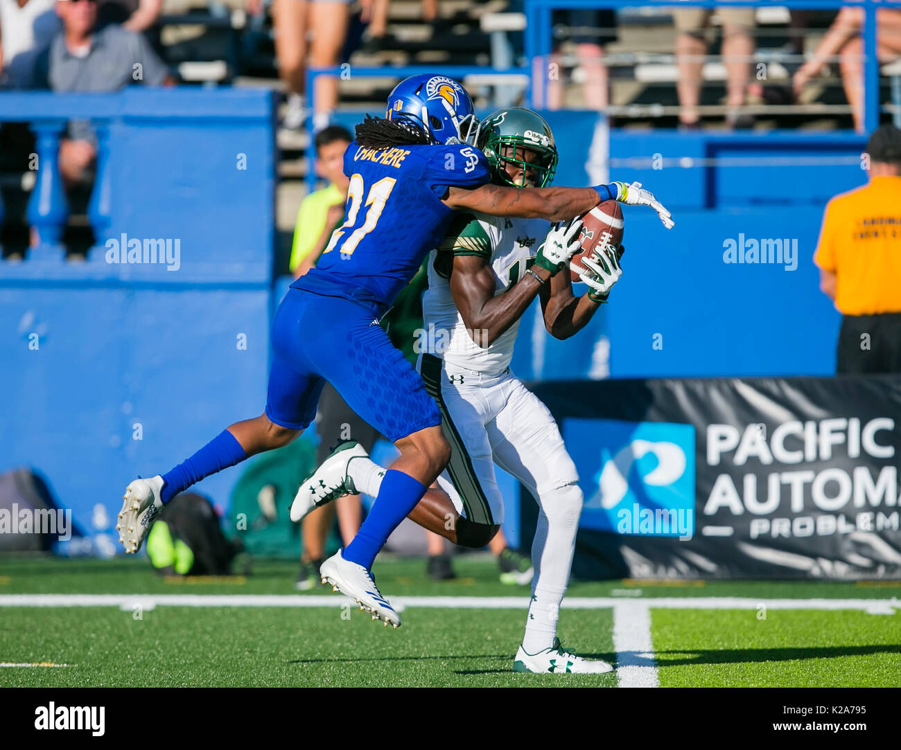 Baltimore Ravens WR Andre Levrone (18) in action during the first day of  training camp for the 2018 season at Under Armour Performance Center in  Owings Mills, MD on July 19, 2018.