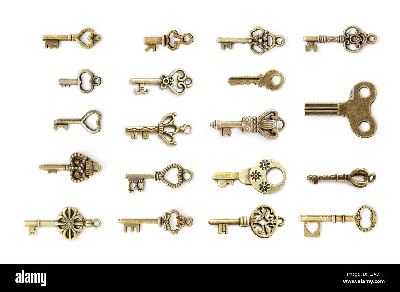 Vintage metal keys hi-res stock photography and images - Alamy
