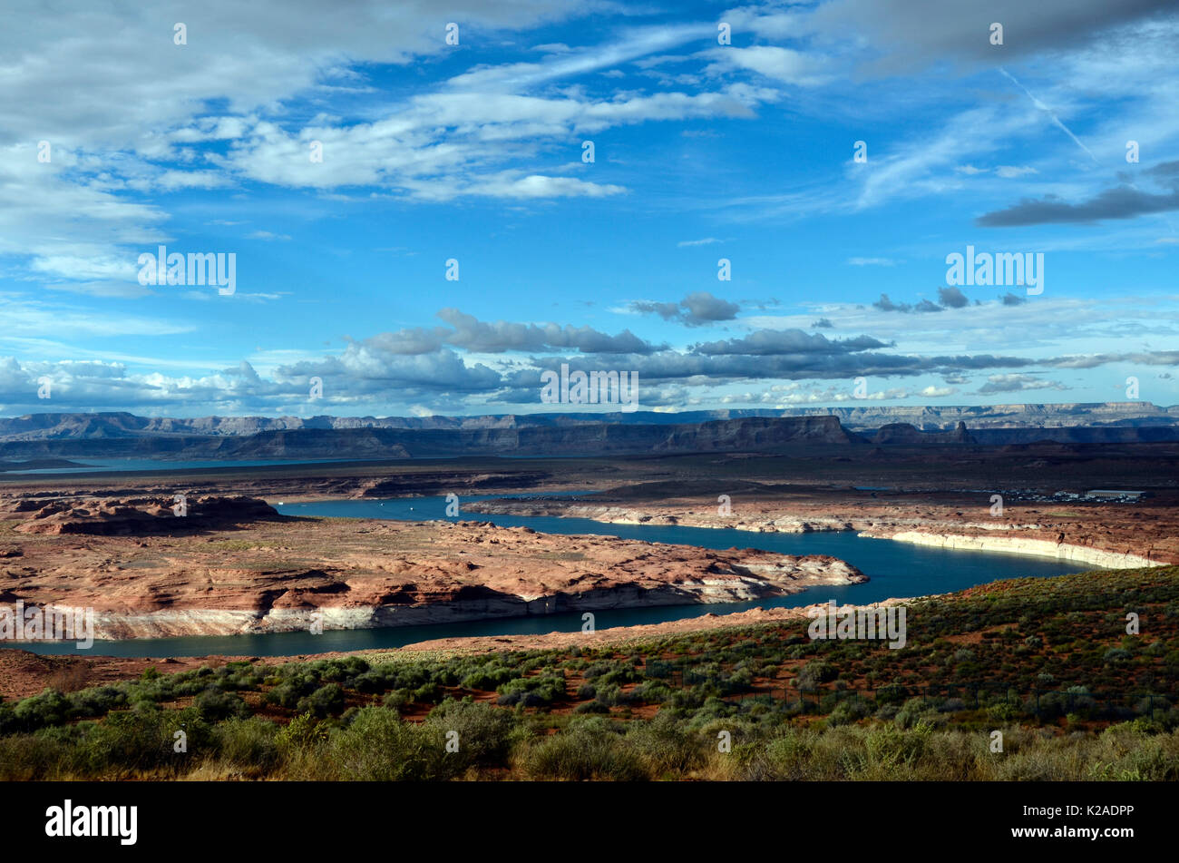 Lake Powell scenic view landscape, USA Stock Photo - Alamy