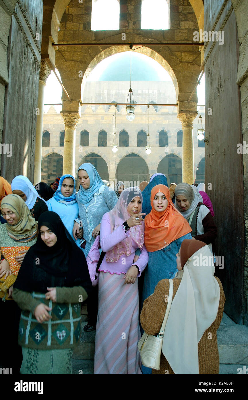 Sultan Al-Nasir Muhammad Mosque, Cairo citadel. Egypt Stock Photo
