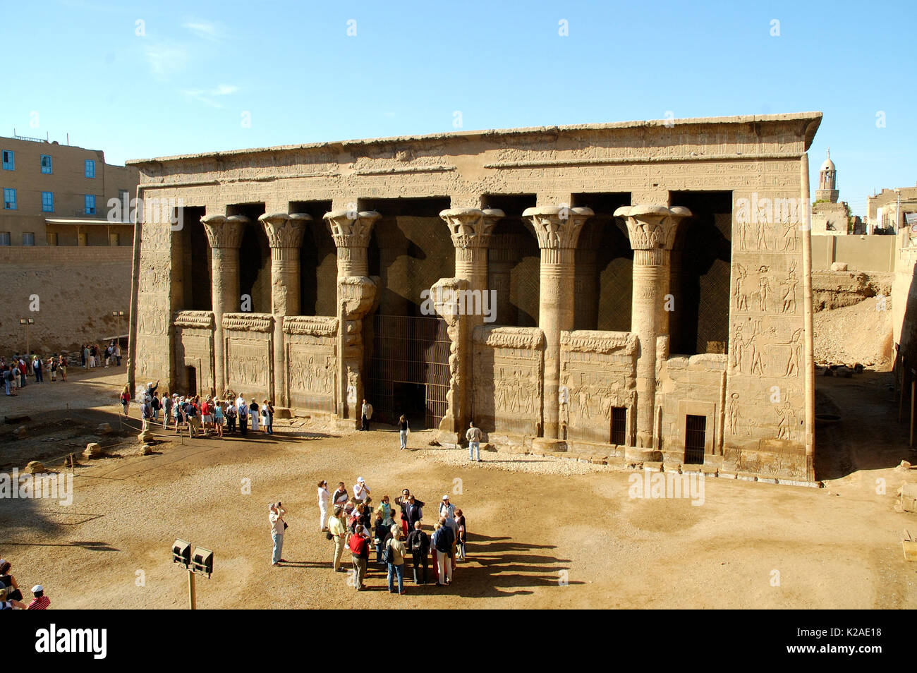 The Temple of Khnum at Esna. Egypt Stock Photo