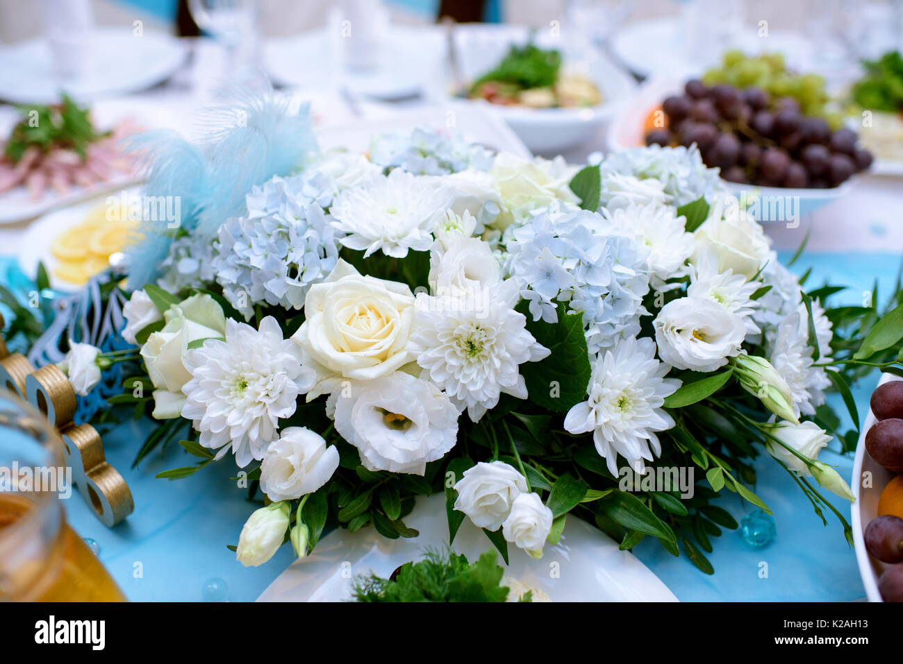 Beautiful wedding restaurant for marriage Stock Photo - Alamy