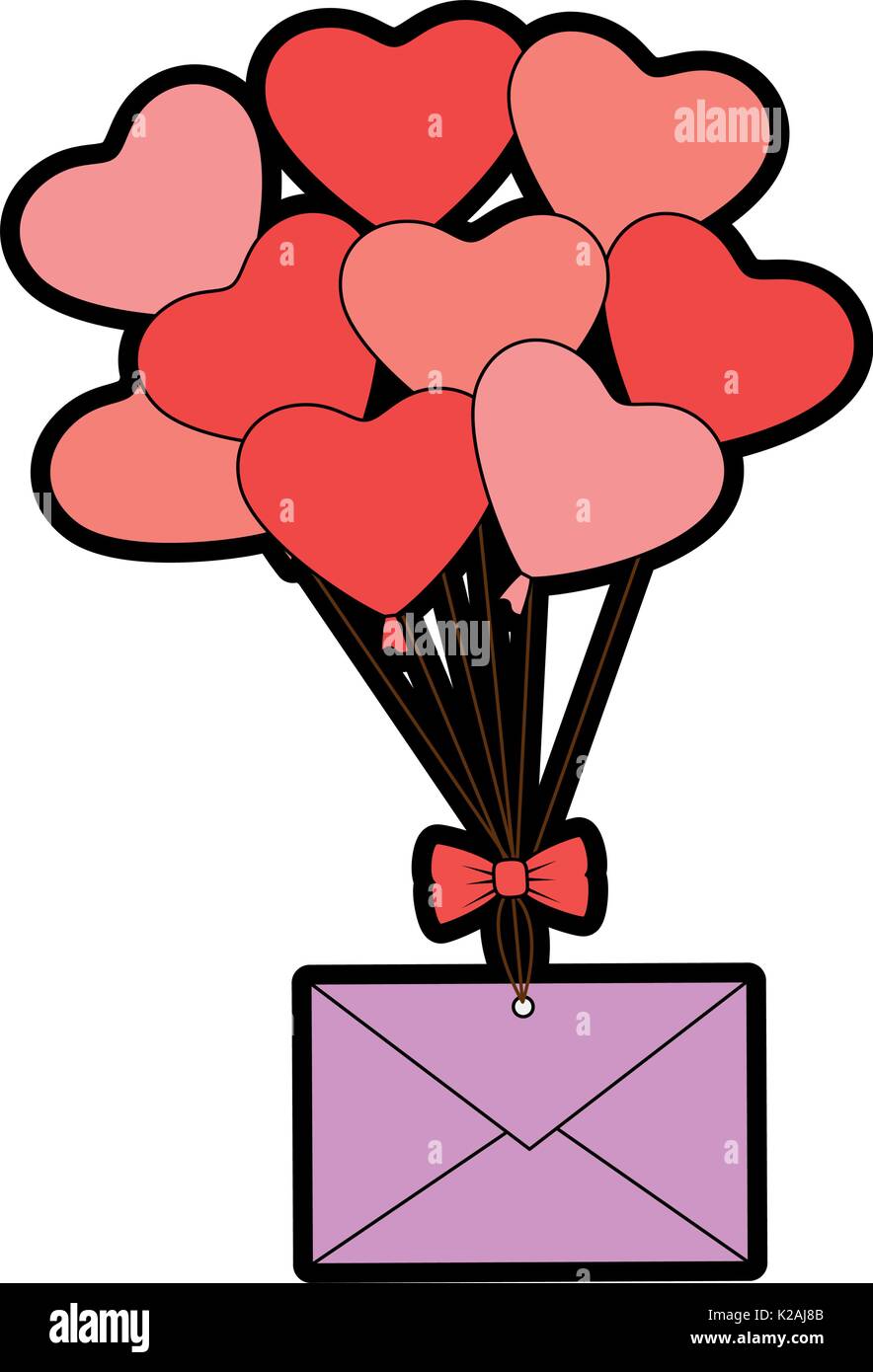 heart balloons icon Stock Vector Image & Art - Alamy