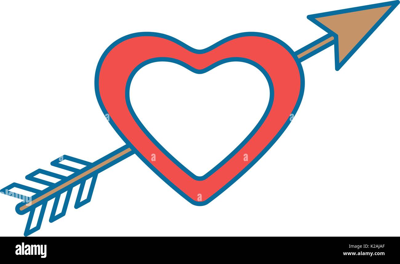 arrowed heart icon Stock Vector Image & Art - Alamy