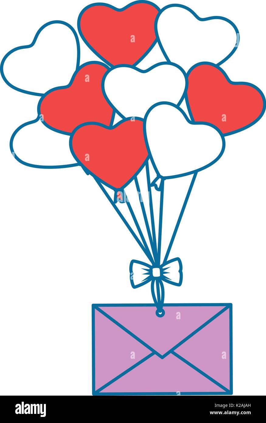 heart balloons icon Stock Vector Image & Art - Alamy