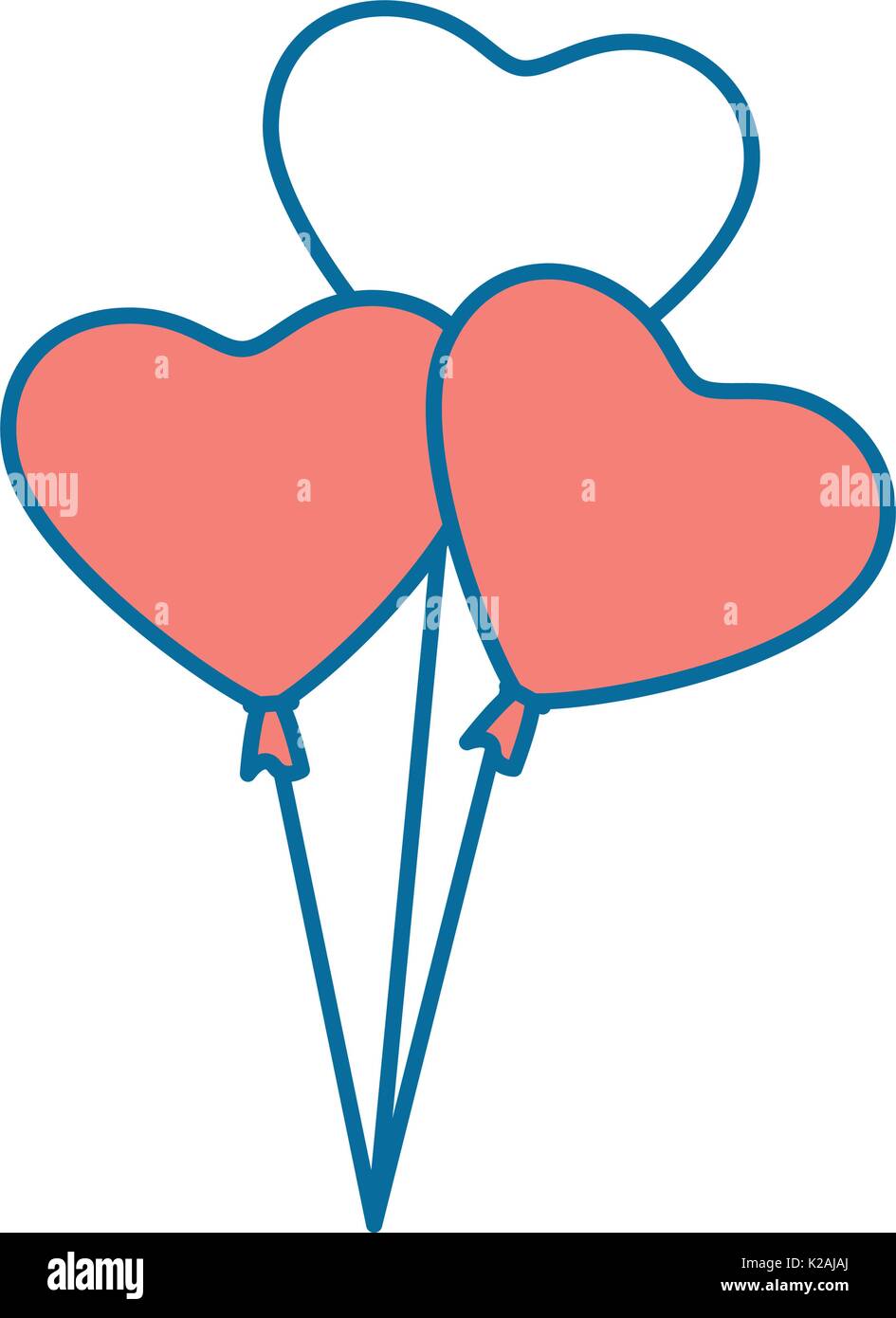 heart balloons icon Stock Vector Image & Art - Alamy