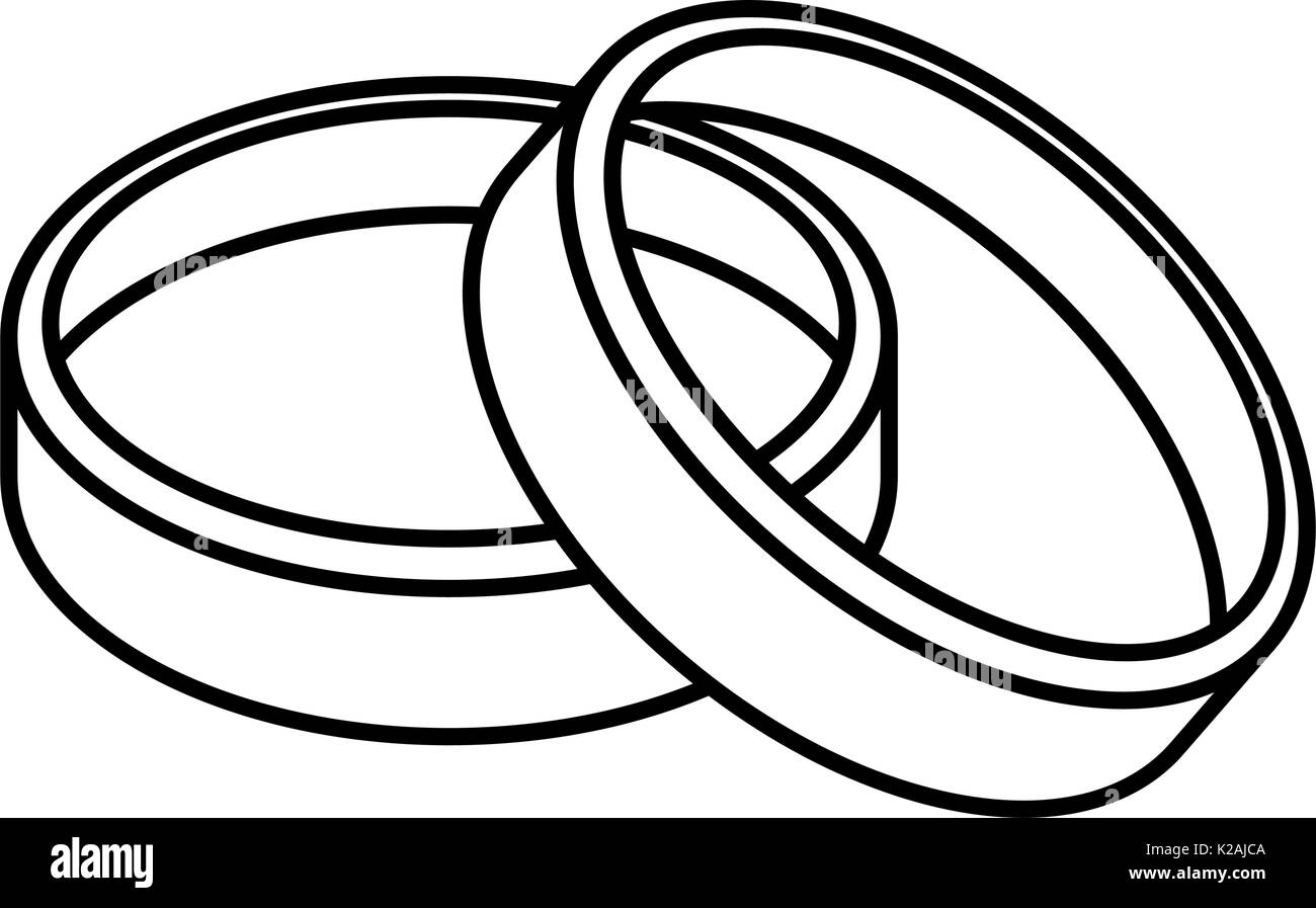 wedding rings icon Stock Vector Image & Art Alamy