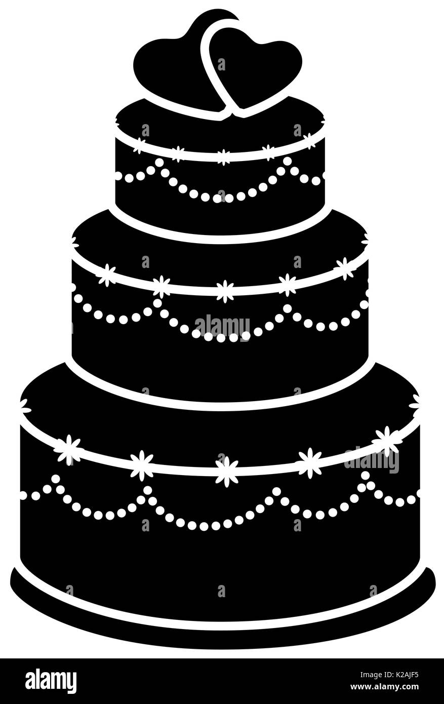 wedding cake icon Stock Vector Image & Art - Alamy
