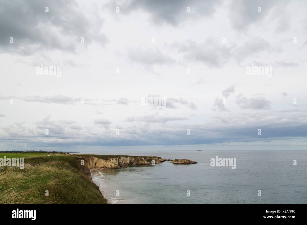 The northeast coastline at Marden in South Tyneside, England Stock Photo Alamy