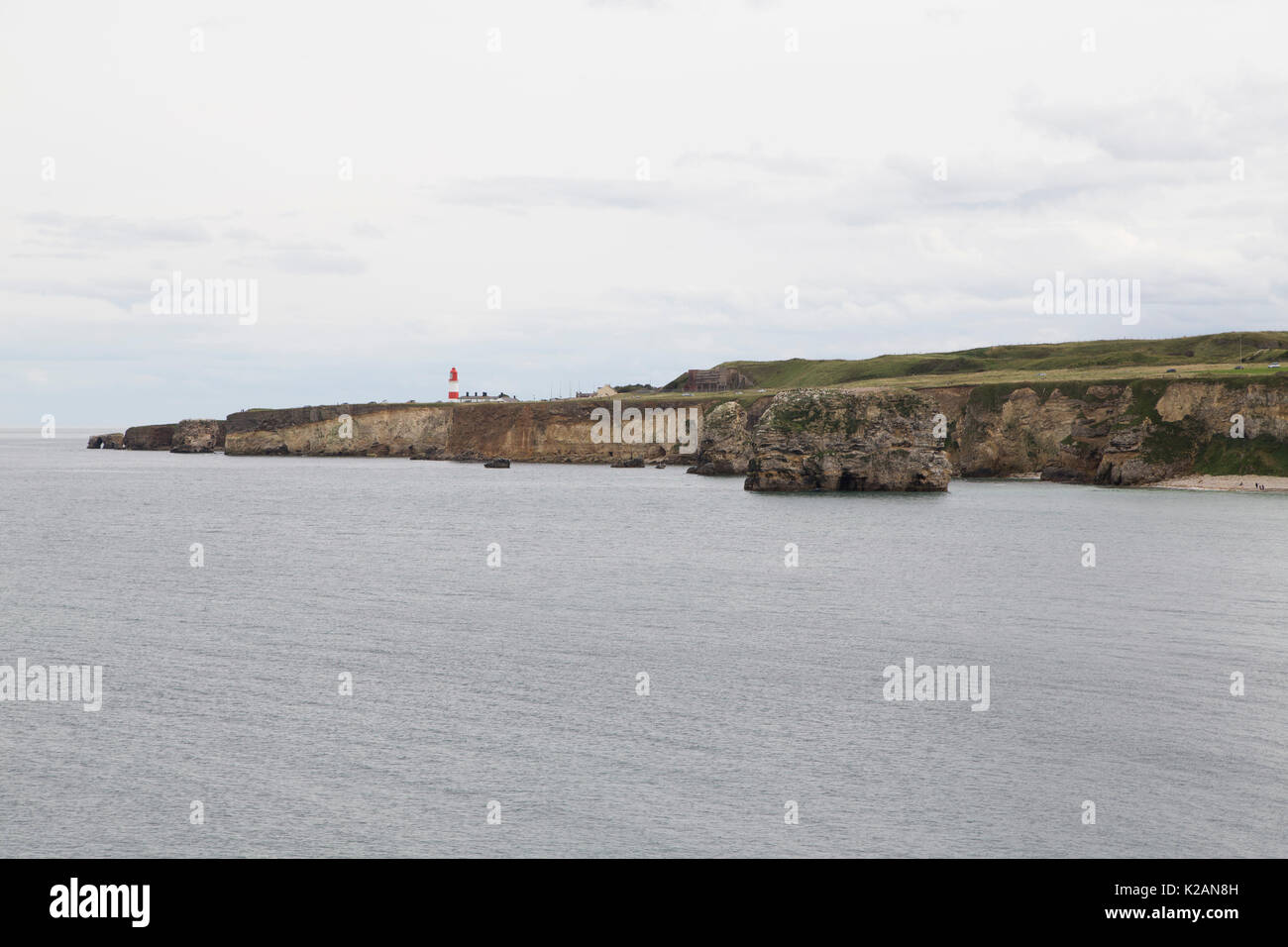 The northeast coastline at Marden in South Tyneside, England Stock Photo Alamy
