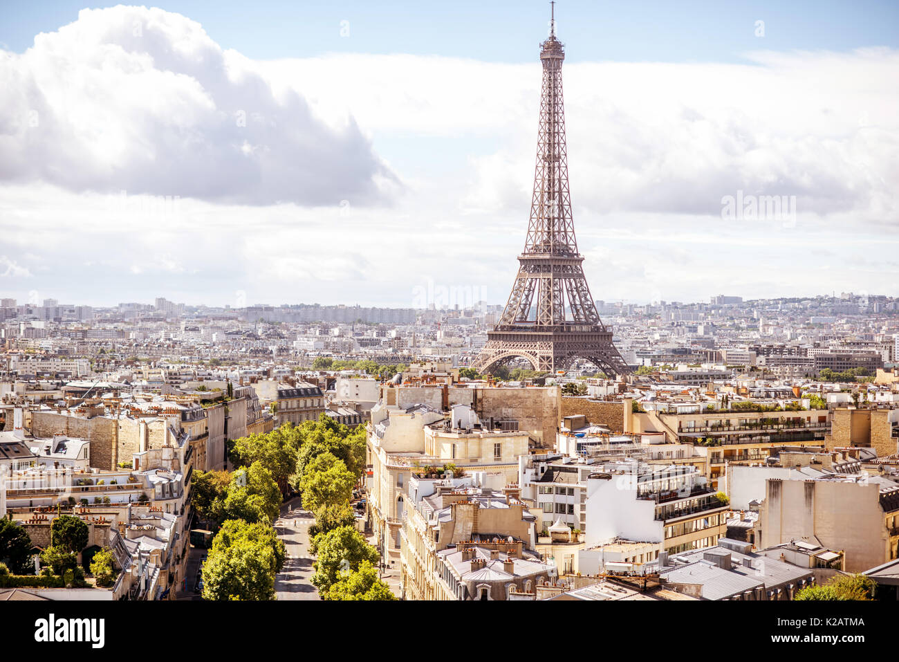 Cityscape view of Paris Stock Photo - Alamy