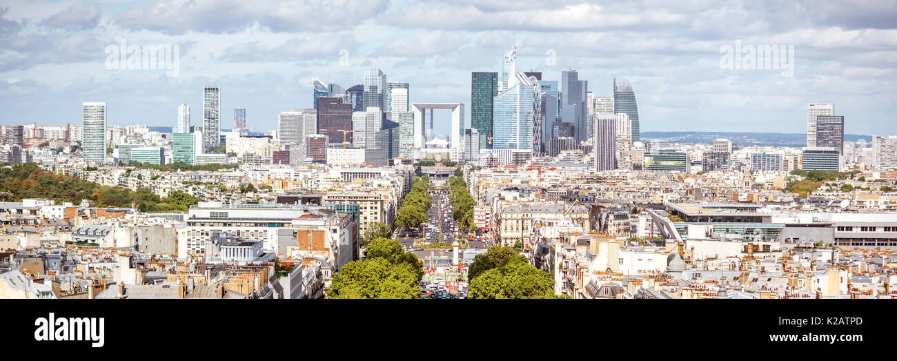 Cityscape view of Paris Stock Photo