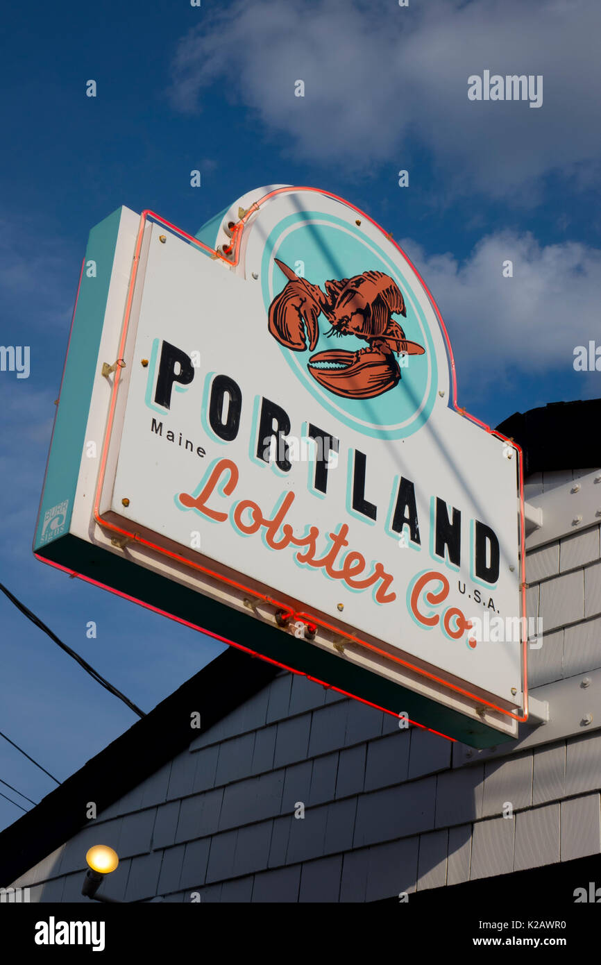 Portland lobster company portland maine hires stock photography and