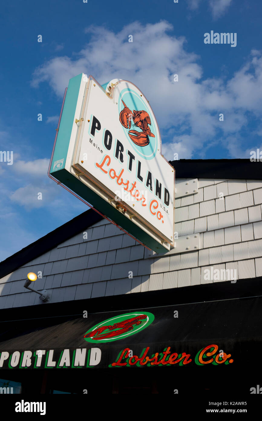 Portland lobster company portland maine hires stock photography and